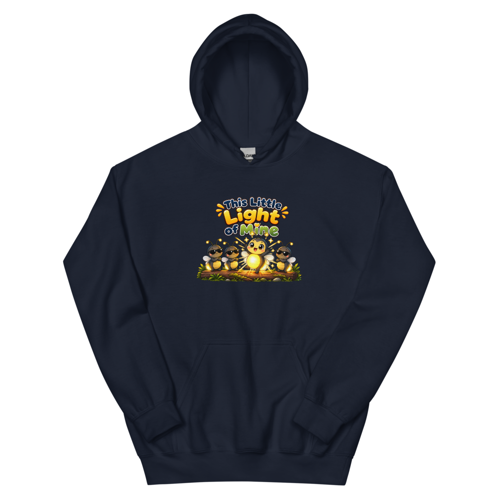 This Little Light Of Mine Firefly Hoodie | colour: Navy