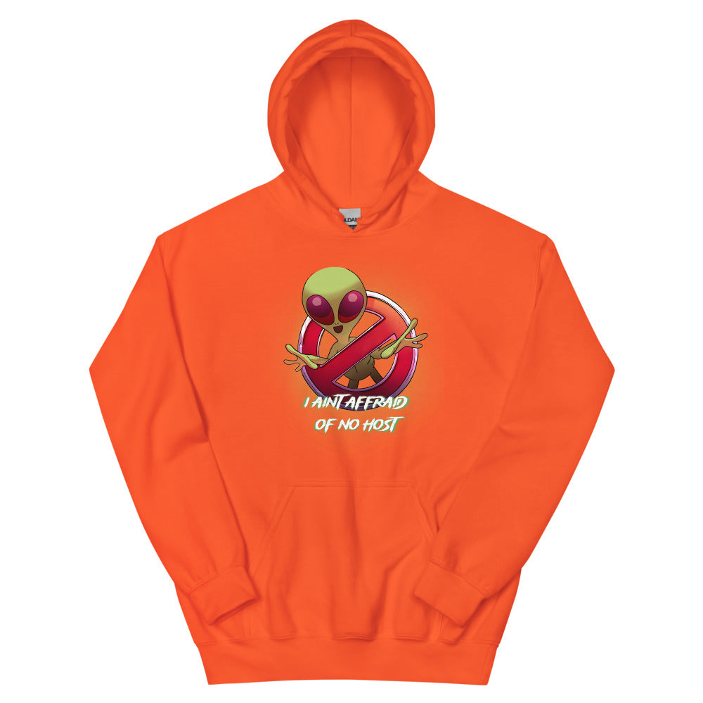 Aint Afraid Alien Men's Hoodie | colour: Orange