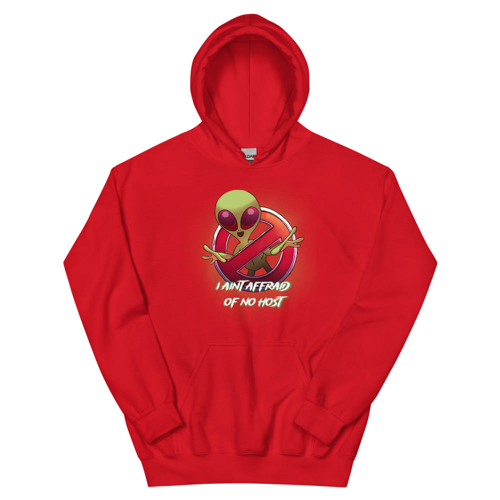 Aint Afraid Alien Men's Hoodie | colour: Red