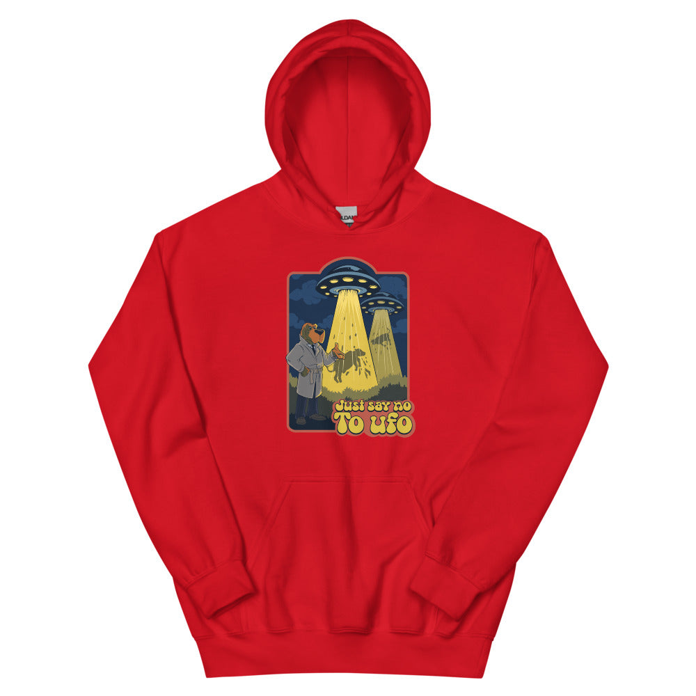 Alien Crime Women's Hoodie | colour: Red