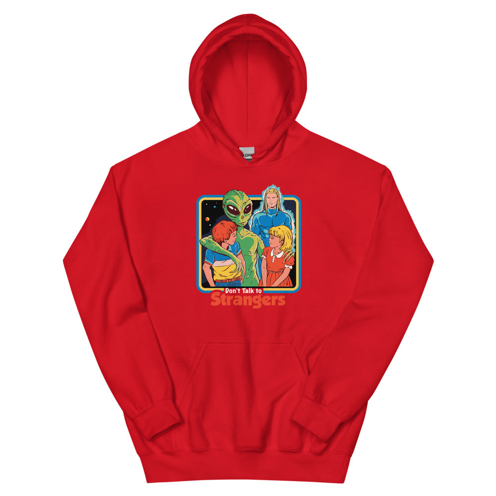 Dont Talk To Strangers Women's Hoodie | colour: Red