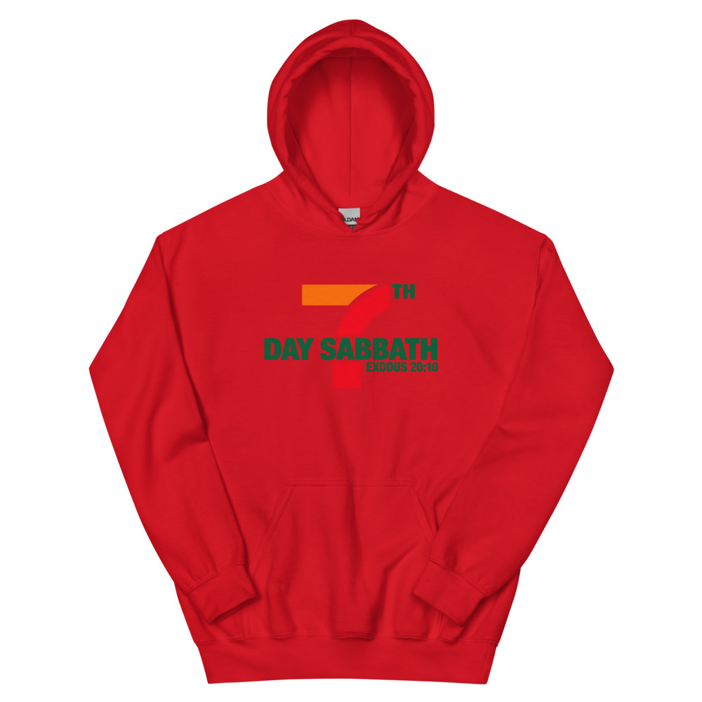 7th Day Sabbath Convenience Store T-Shirt | gc: Hoodie/Red