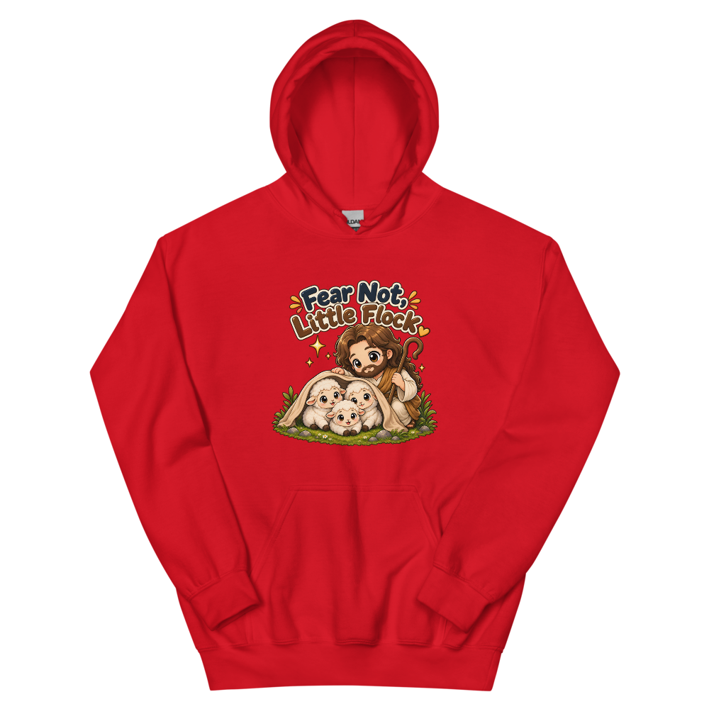 Fear Not Little Flock T-Shirt | gc: Hoodie/Red
