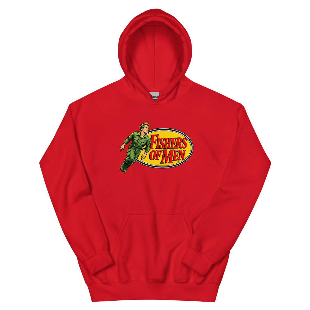Fishers Of Men Action Figure T-Shirt | gc: Hoodie/Red