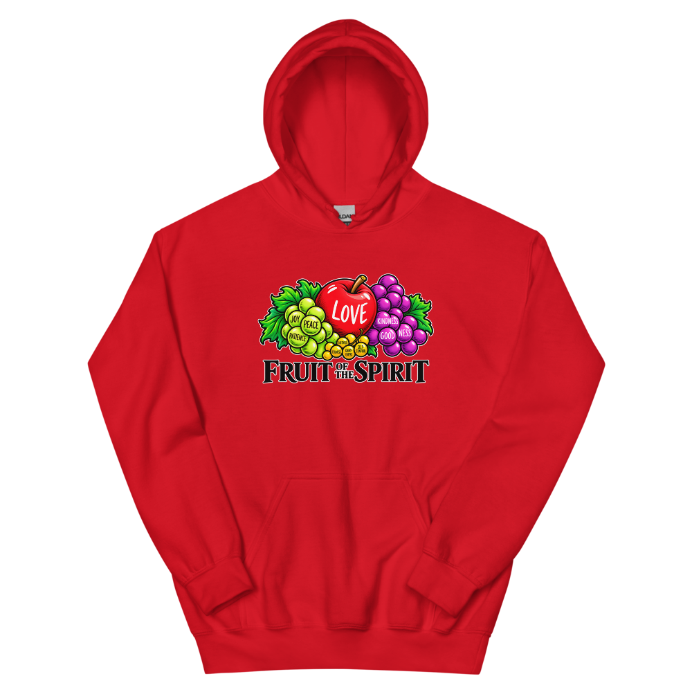 Fruit Of The Spirit Illustrated T-Shirt | gc: Hoodie/Red