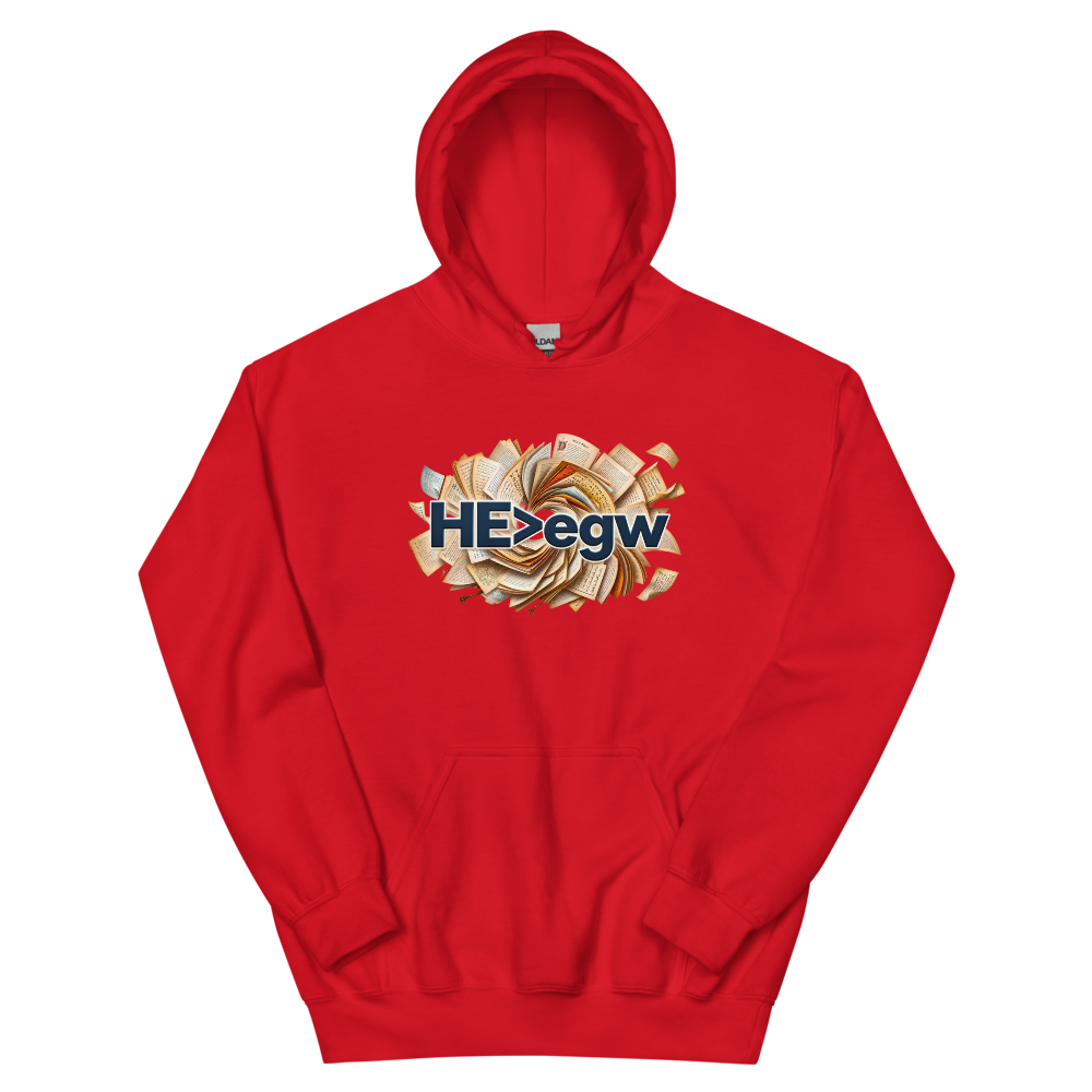 HE Is Greater Hoodie | colour: Red