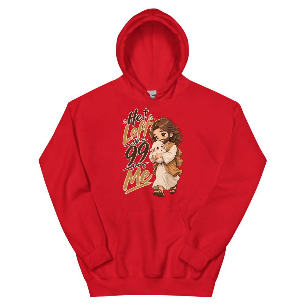 He Left The 99 For Me T-Shirt | gc: Hoodie/Red