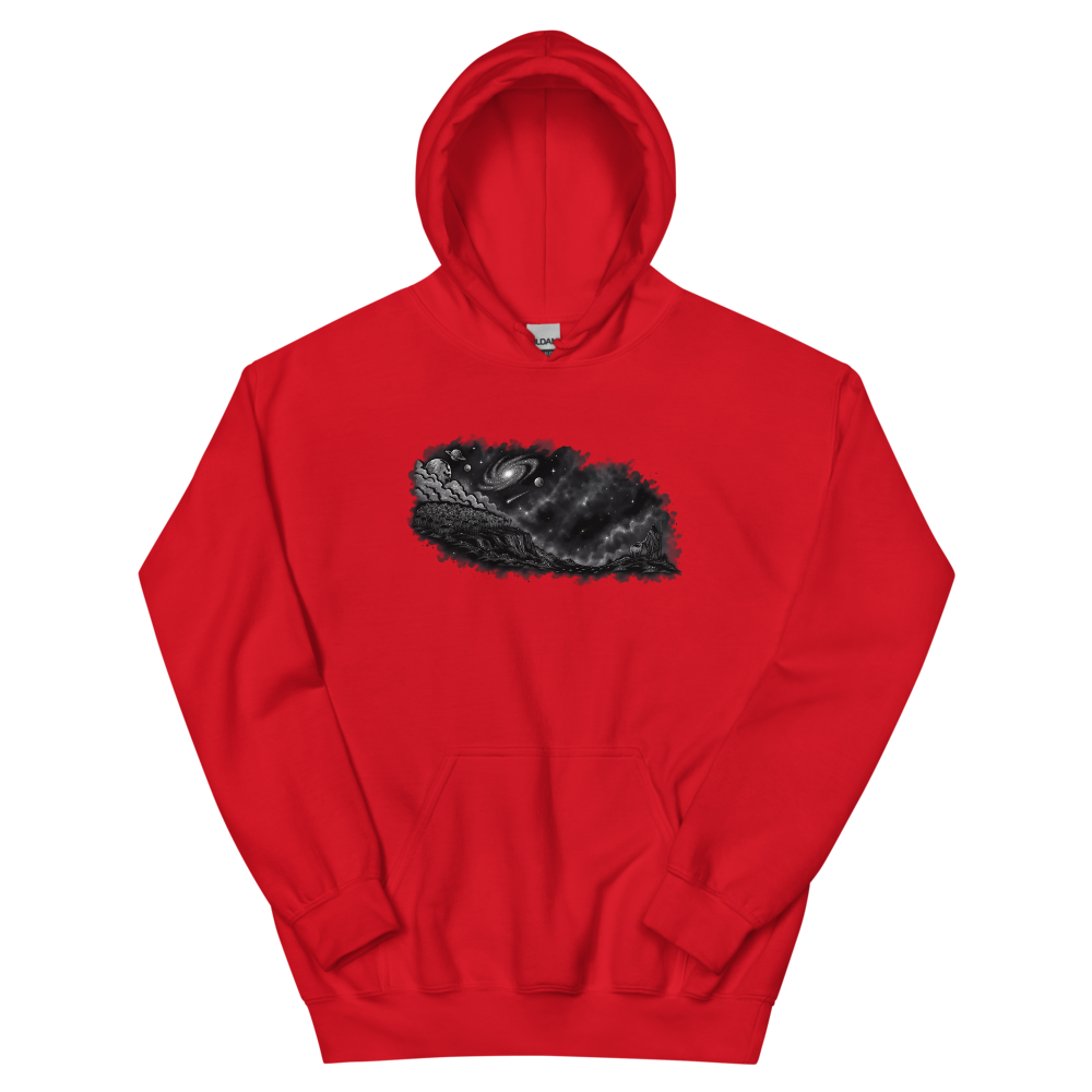 He Left The 99 For Me Cosmic T-Shirt | gc: Hoodie/Red
