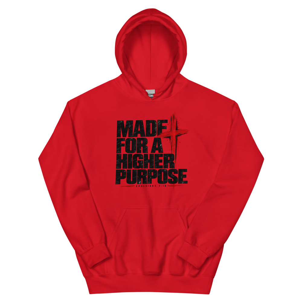 Made For A Higher Purpose Streetwear T-Shirt | gc: Hoodie/Red
