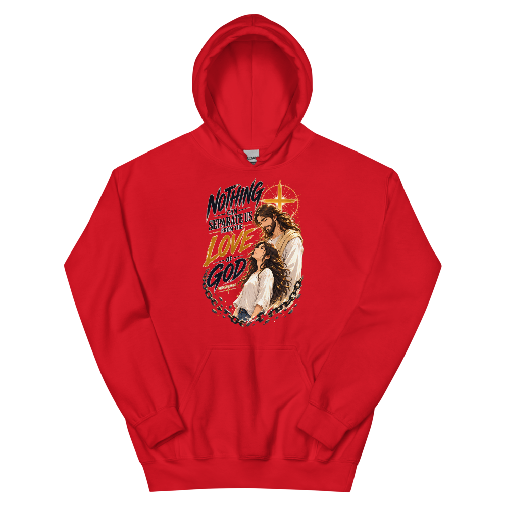 Nothing Can Separate Us Anime Hoodie | colour: Red