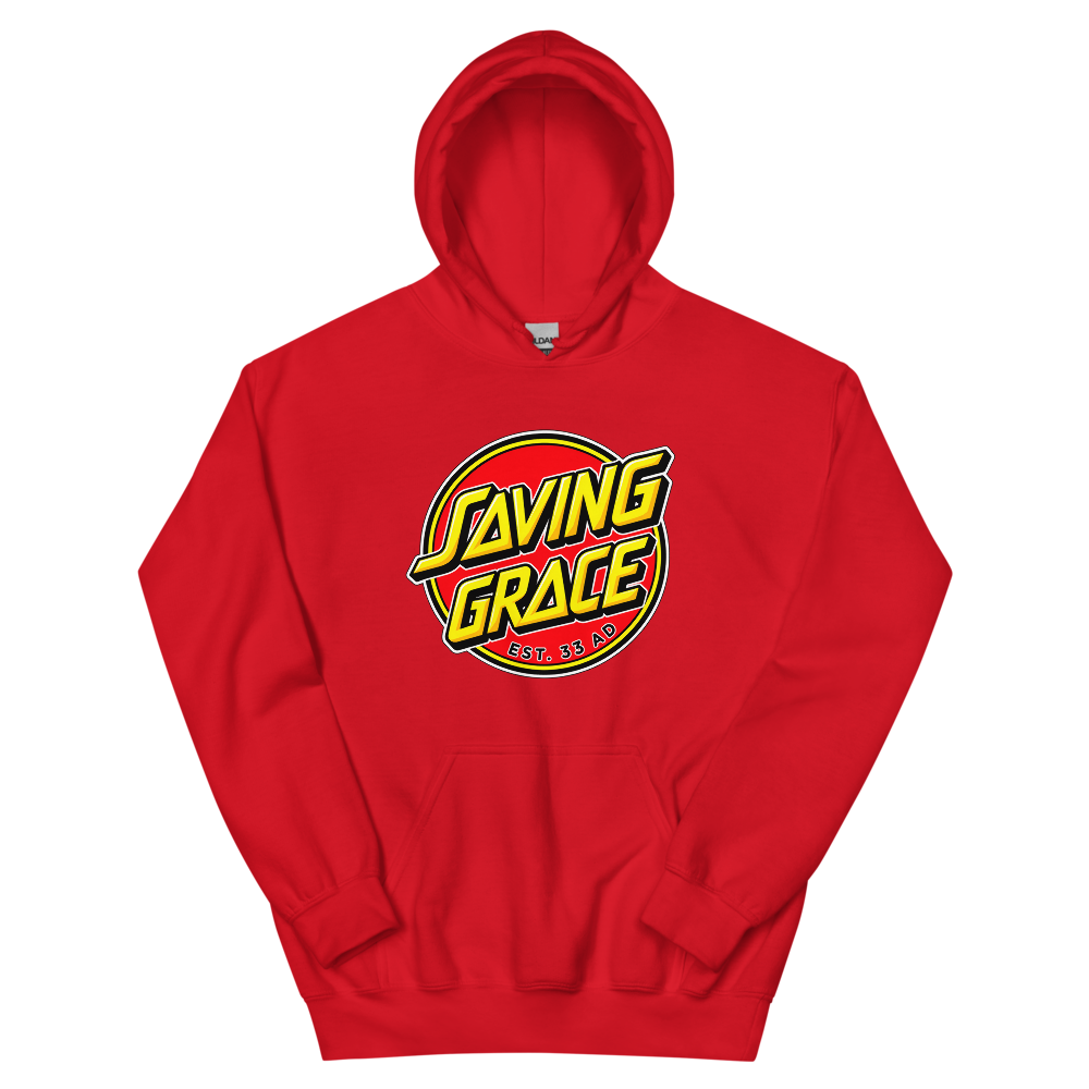 Saving Grace Est. 33 AD Hoodie | colour: Red