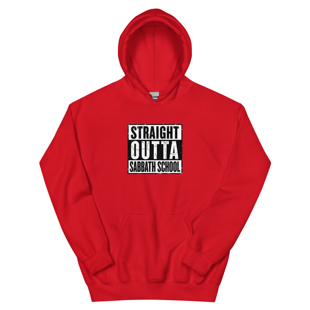 Straight Outta Sabbath School T-Shirt | gc: Hoodie/Red