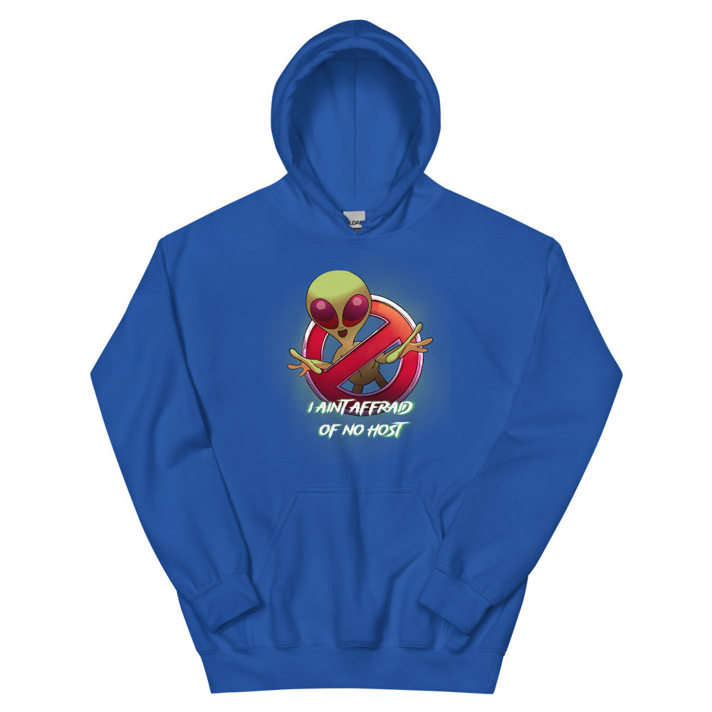 Aint Afraid Alien Women's Hoodie | colour: Royal