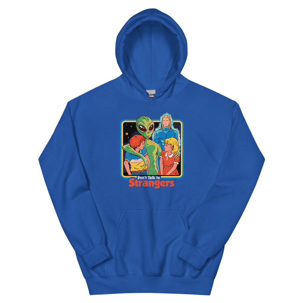 Dont Talk To Strangers Women's Hoodie | colour: Royal