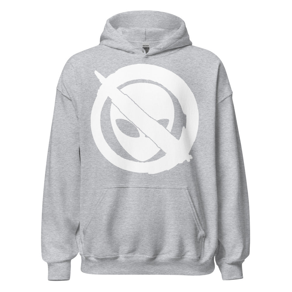 Logo White Men's Hoodie