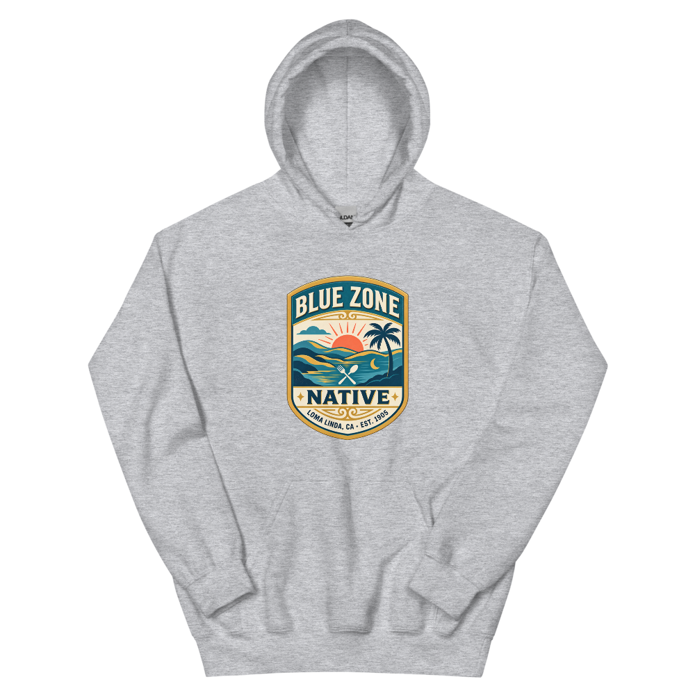 Blue Zone Native Loma Linda Hoodie | colour: Sport Grey
