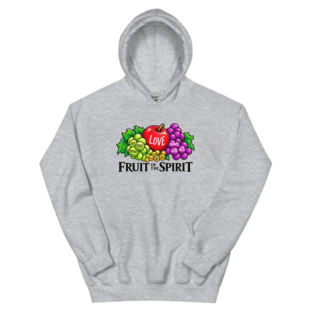 Fruit Of The Spirit Illustrated T-Shirt | gc: Hoodie/Sport Grey
