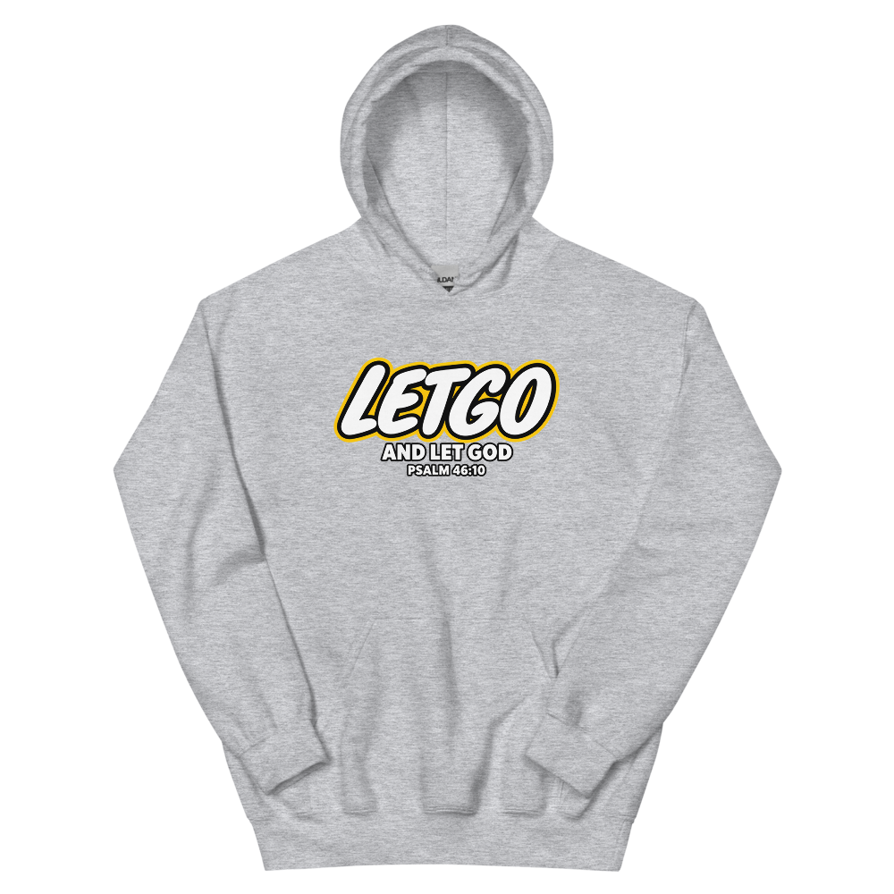 Letgo And Let God Brick Logo T-Shirt | gc: Hoodie/Sport Grey