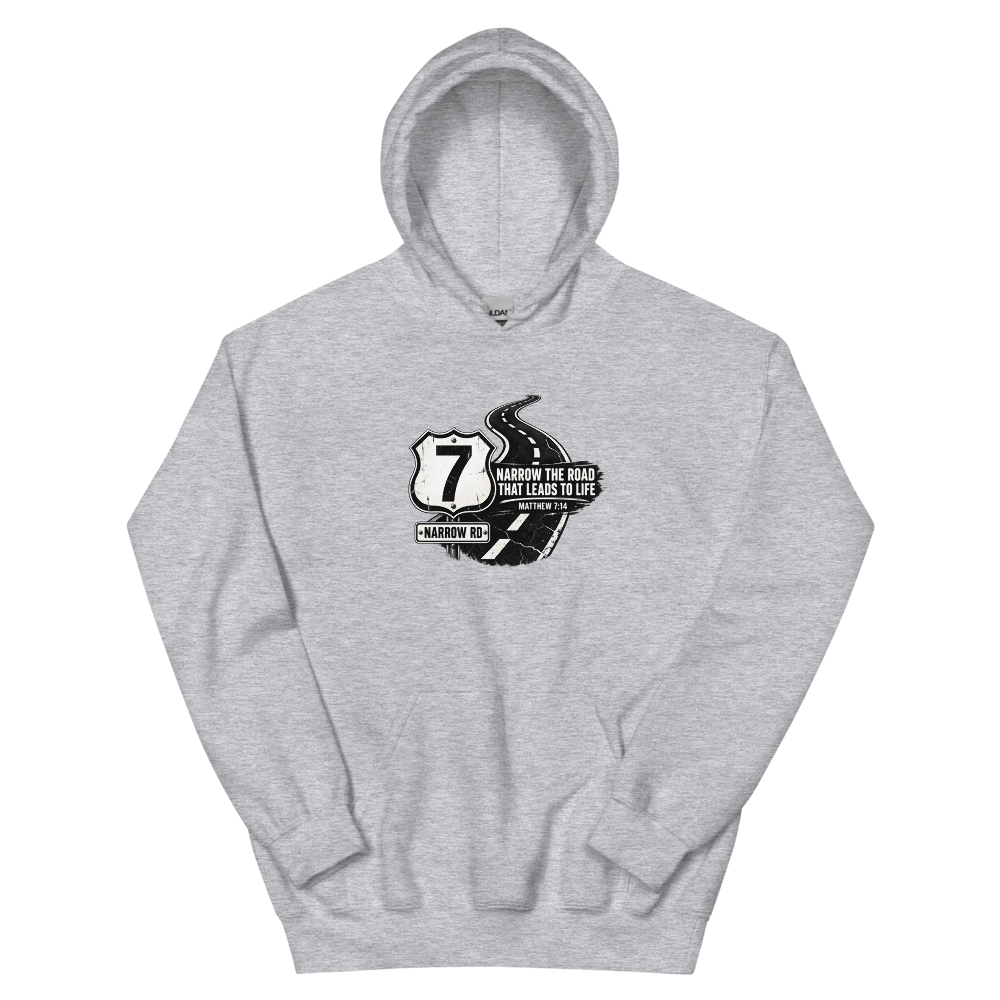 Narrow Road Route 7 Hoodie | colour: Sport Grey