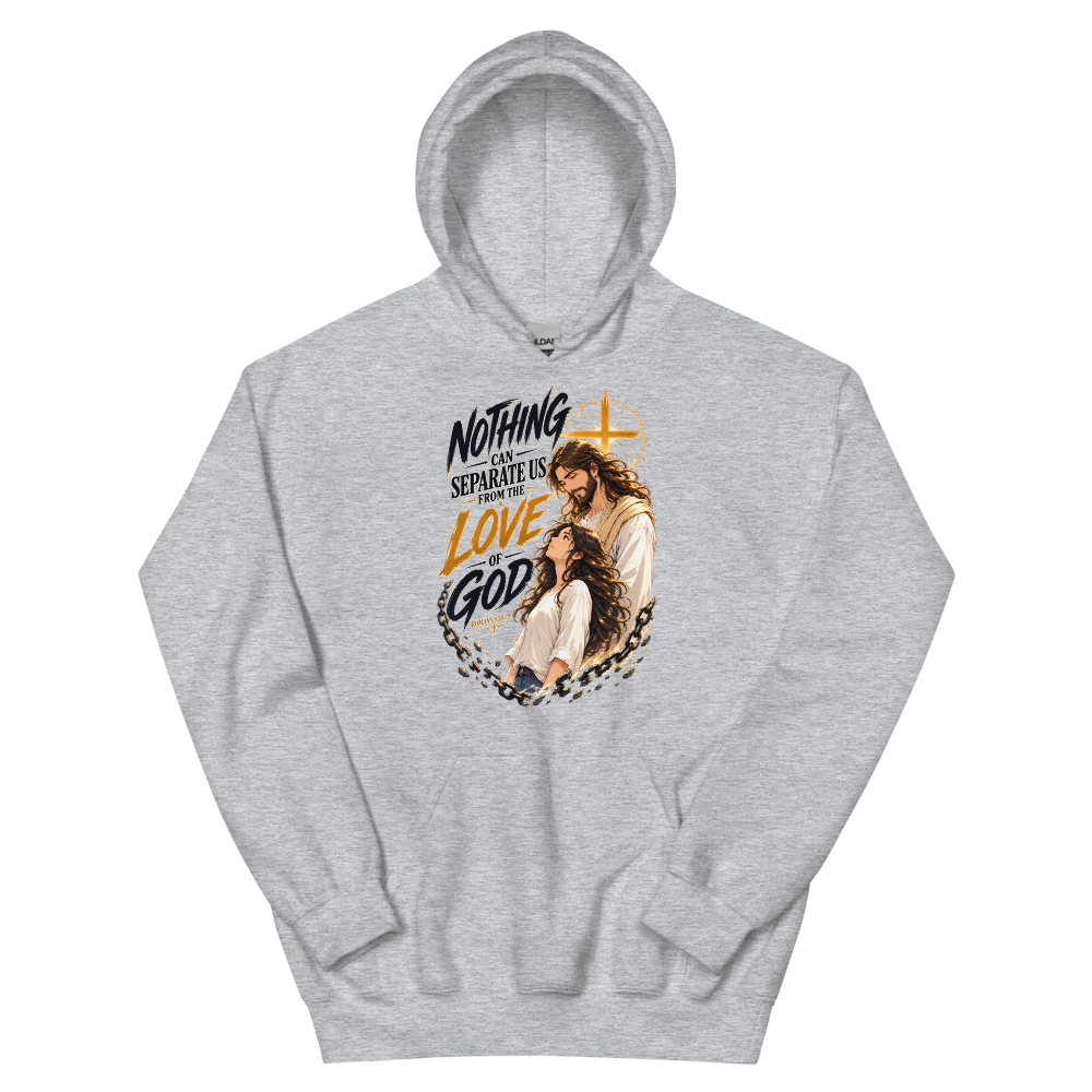 Nothing Can Separate Us Anime Hoodie | colour: Sport Grey