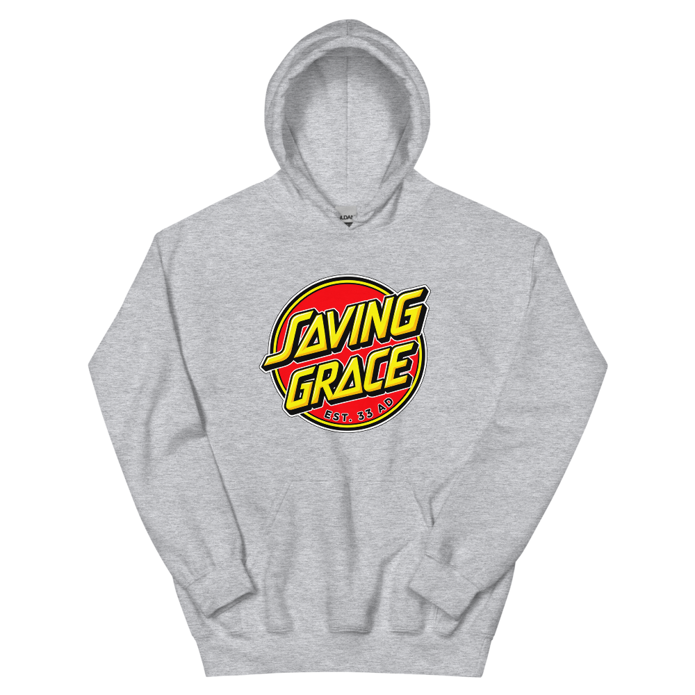 Saving Grace Est. 33 AD Hoodie | colour: Sport Grey