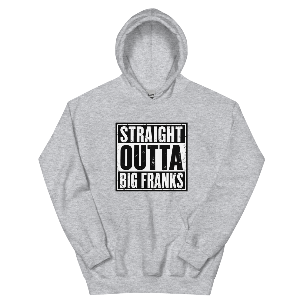Straight Outta Big Franks Hoodie | colour: Sport Grey