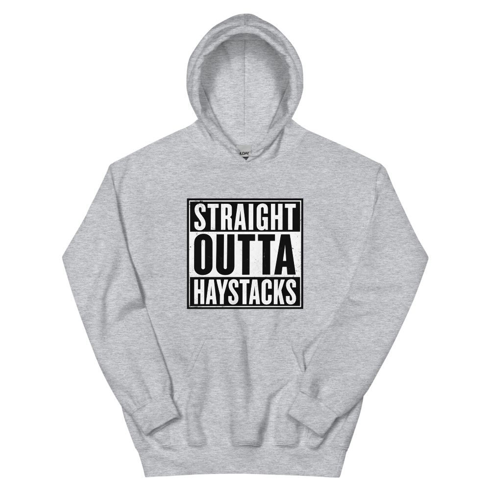 Straight Outta Haystacks T-Shirt | gc: Hoodie/Sport Grey