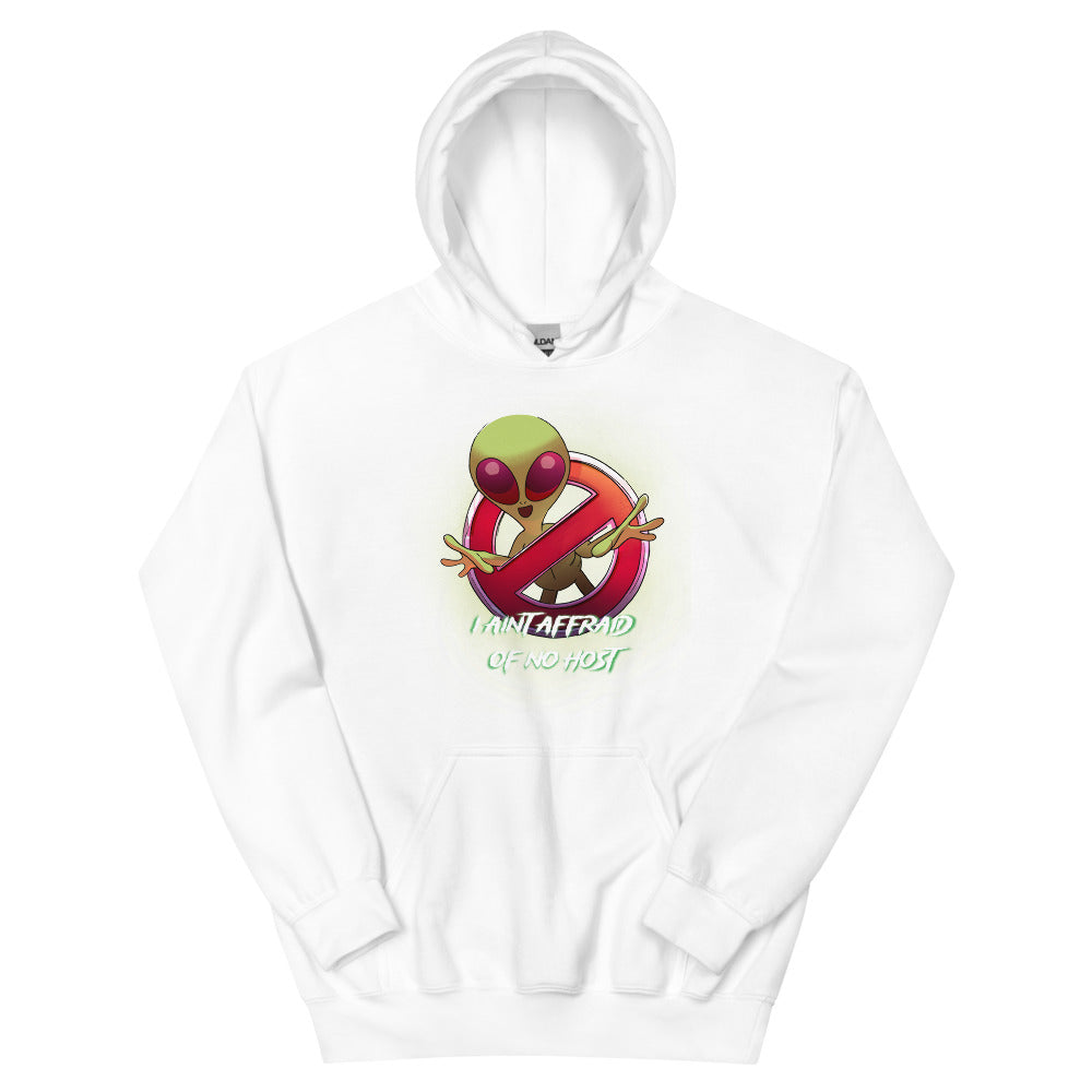 Aint Afraid Alien Men's Hoodie | colour: White