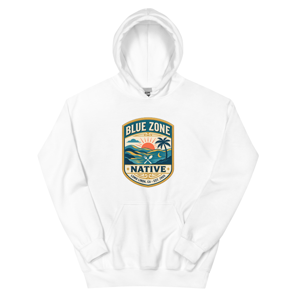 Blue Zone Native Loma Linda Hoodie | colour: White