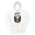 Even In The Valley He Is With Me Hoodie | colour: White