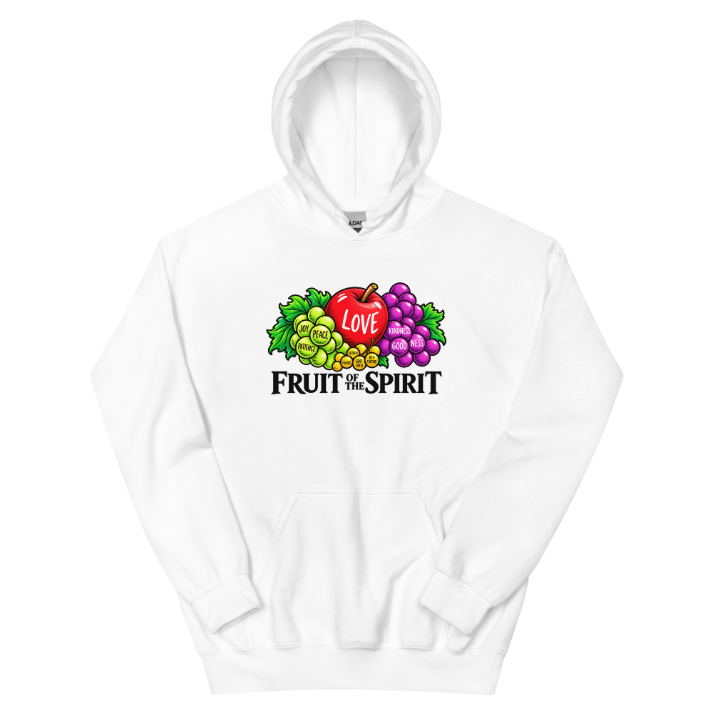 Fruit Of The Spirit Illustrated T-Shirt | gc: Hoodie/White