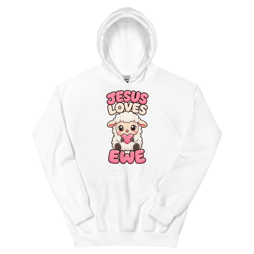 Jesus Loves Ewe T-Shirt | gc: Hoodie/White
