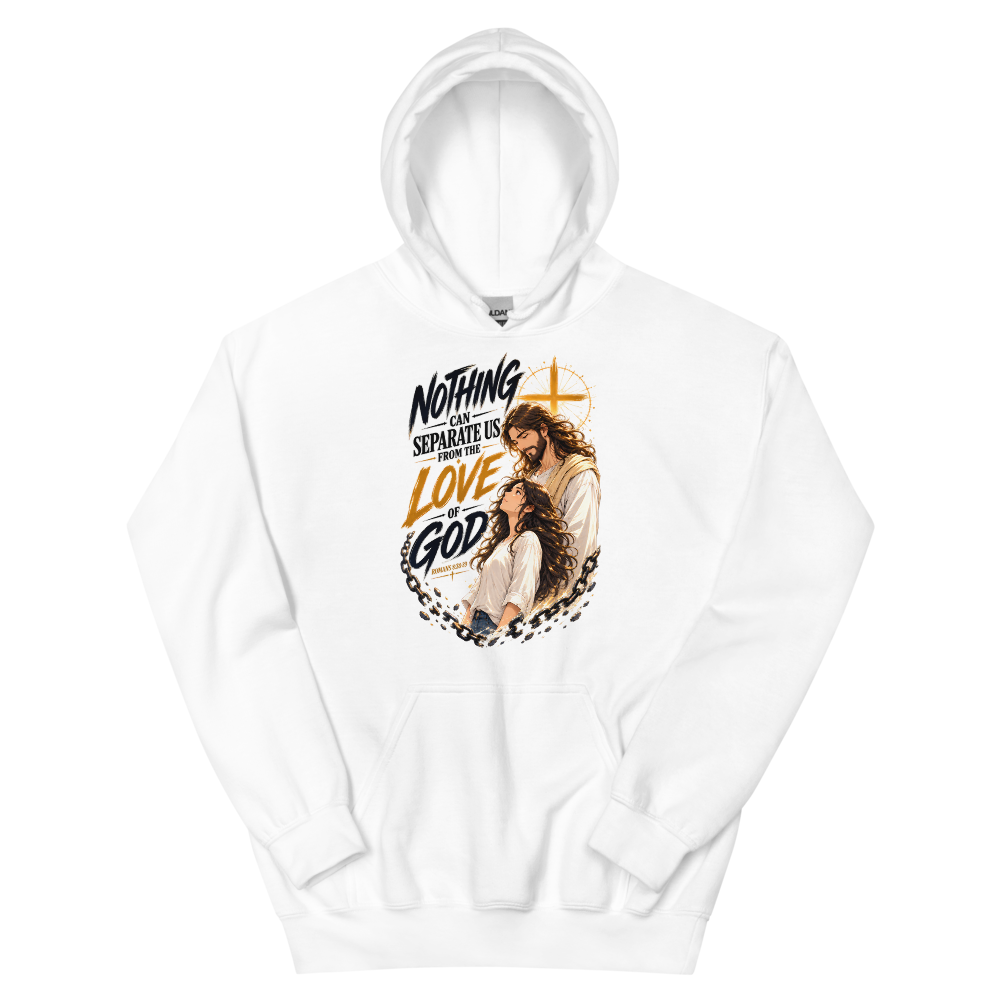 Nothing Can Separate Us Anime Hoodie | colour: White