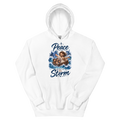 Peace In The Middle Of The Storm Hoodie | colour: White
