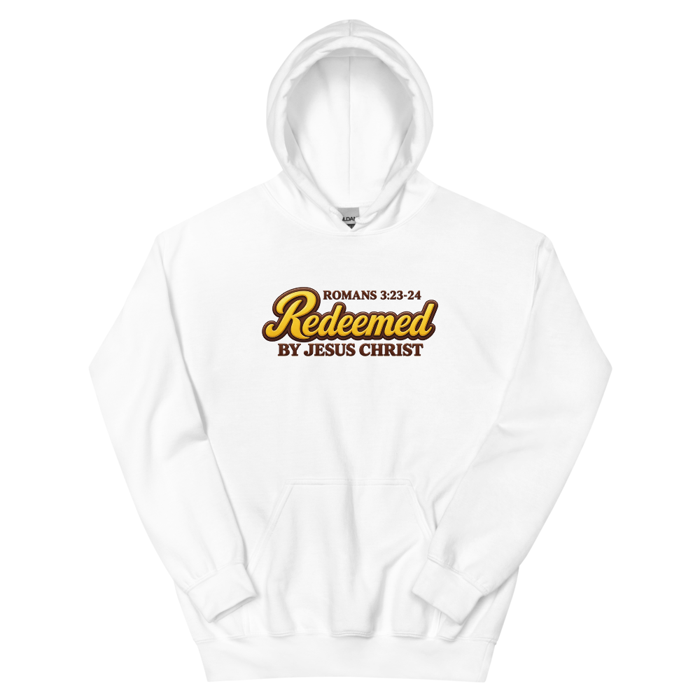 Redeemed Candy Script Hoodie | colour: White