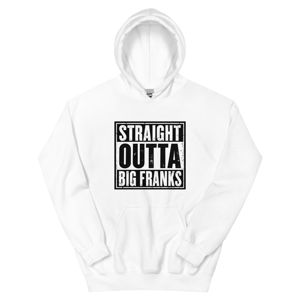 Straight Outta Big Franks Hoodie | colour: White