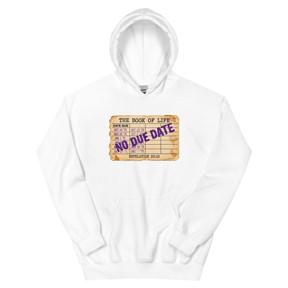 The Book Of Life, No Due Date Hoodie | colour: White