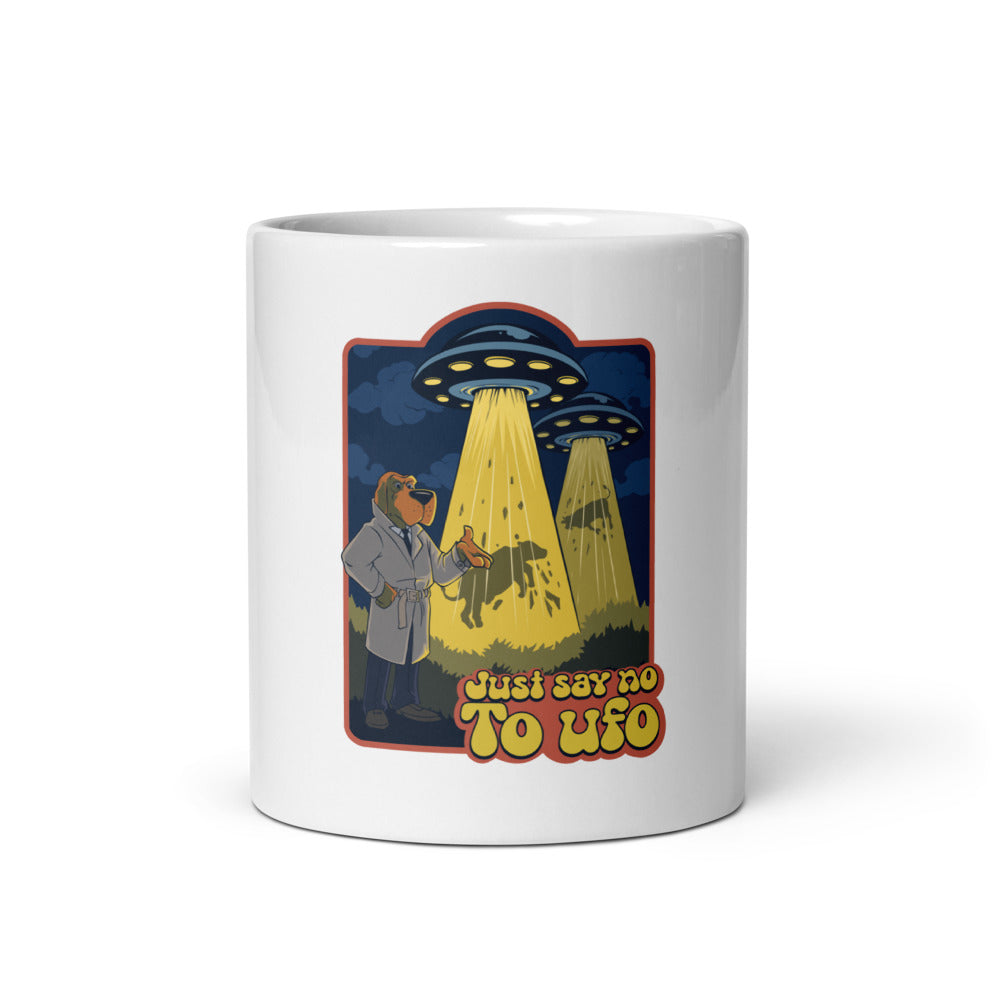 Alien Crime Coffee Mug | colour: White