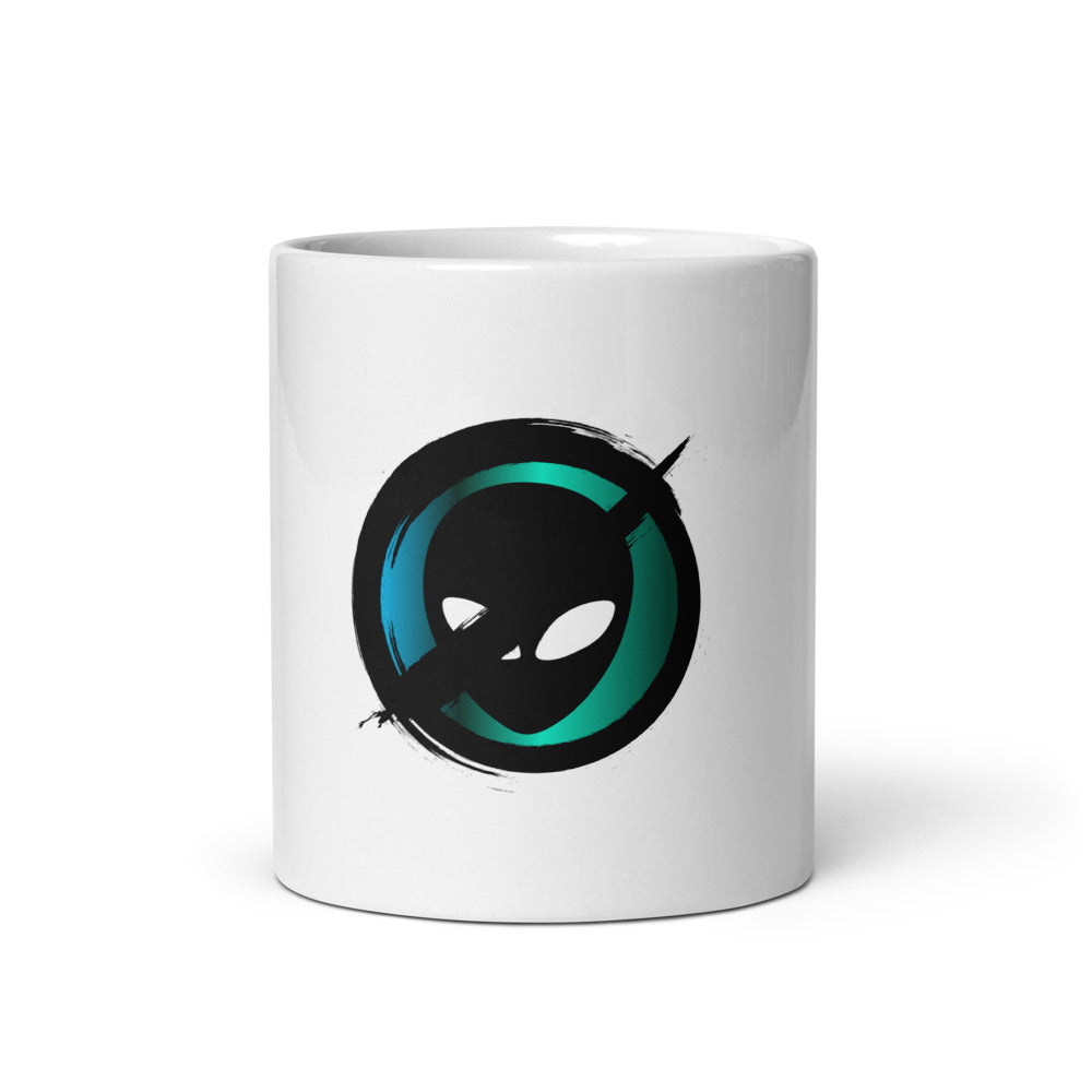 Icon in Black Green 2x Coffee Mug | colour: front